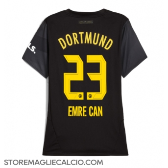 Borussia Dortmund Emre Can #23 Maglia Gara Trasferta Repliche 2024-25 Donna Maniche Corte